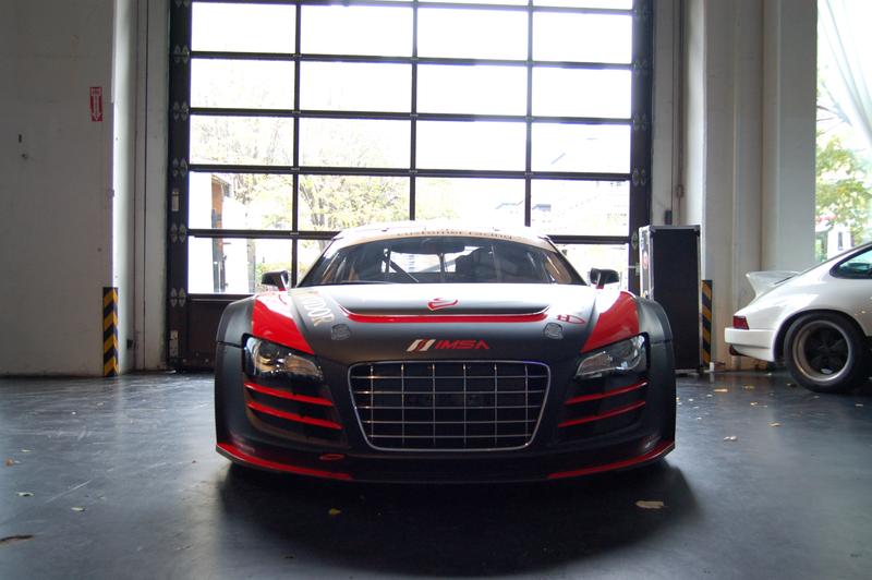 Illustration for article titled Here Is An Audi R8 LMS In NYC